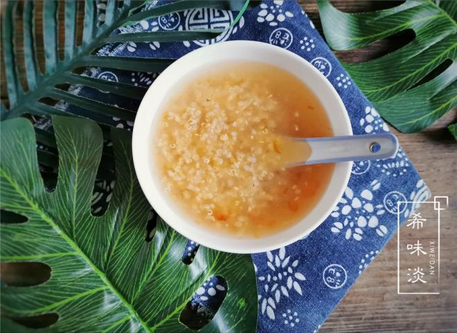 藜麦桃胶羹