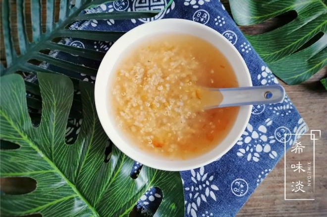 藜麦桃胶羹