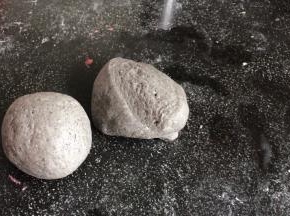 分成若干个小面团，滚圆