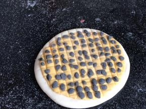 粘在小格子中