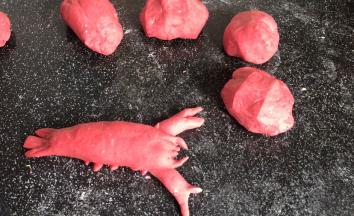 装在小龙虾的前部