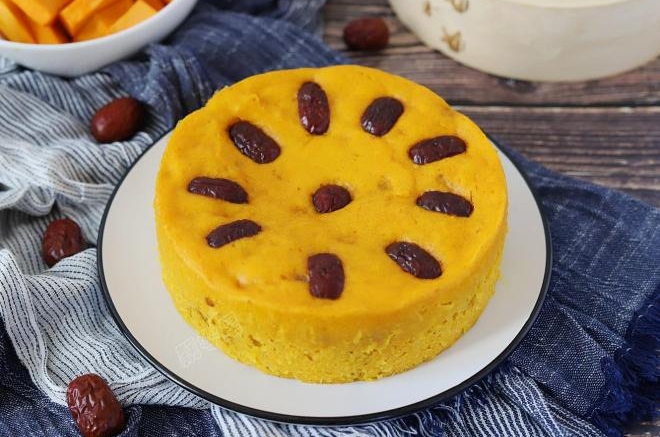 葡萄干南瓜发糕