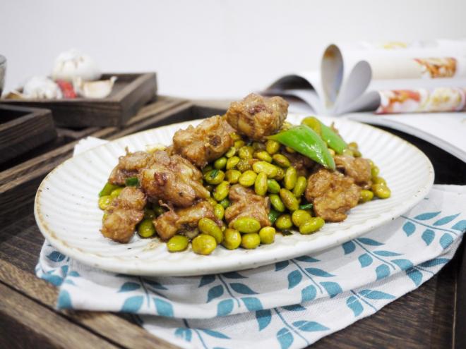毛豆烧排骨