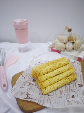 又香又脆的蕾丝鸡蛋卷，大人小孩都会爱上的美味，不可错过哦。