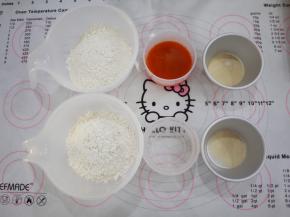 准备好所需要的材料，称量好备用。