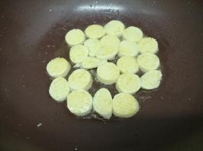 在翻到另一面去煎