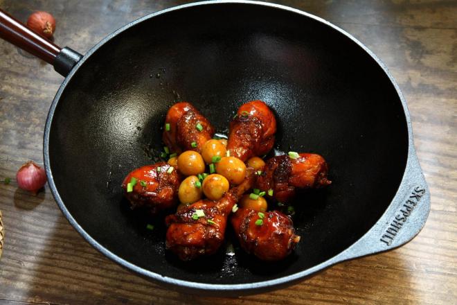 奥尔良红烧鸡腿