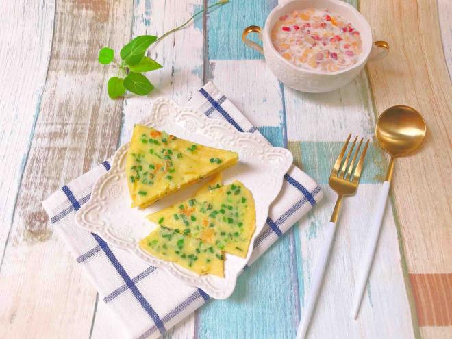 简单快手葱花鸡蛋饼