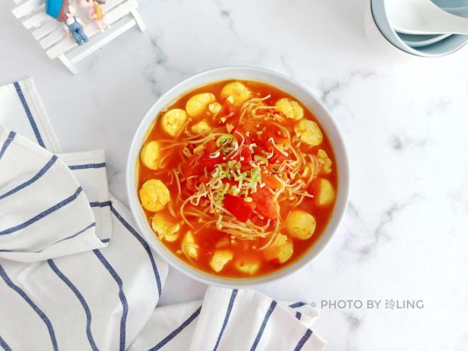 番茄金针豆腐