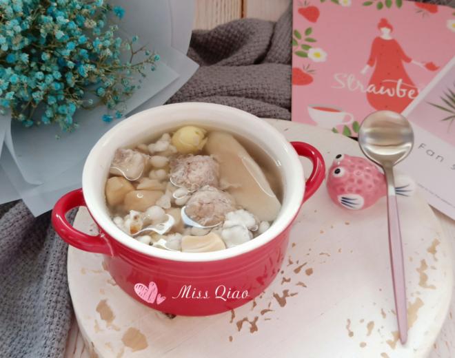 干贝小丸子四神汤