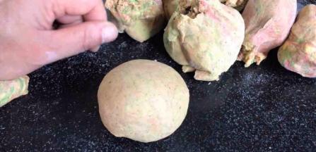 滚圆后松弛10分钟