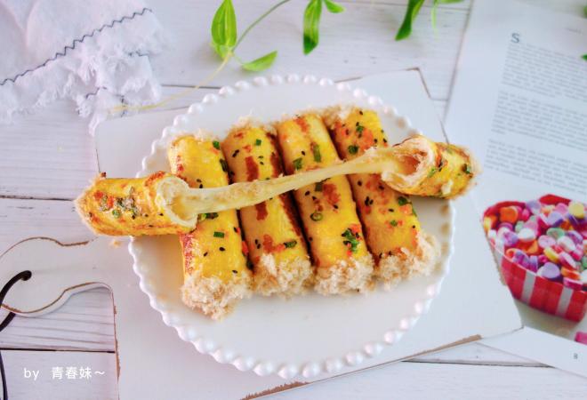 肉松芝士吐司卷