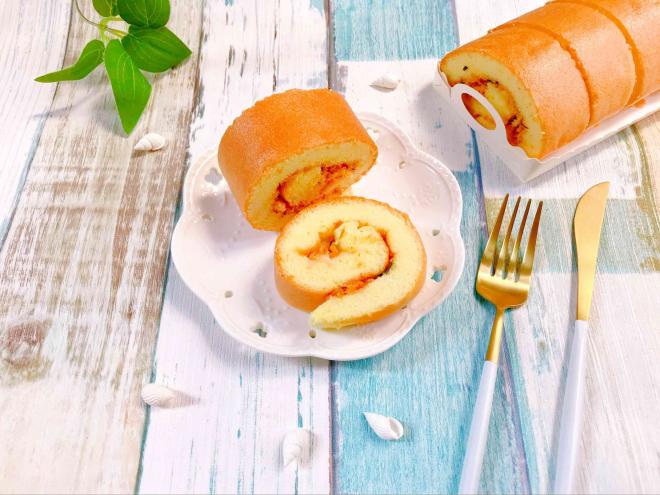 沙拉肉松蛋糕卷