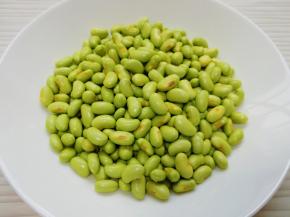 看看现剥的豆子，特别新鲜。