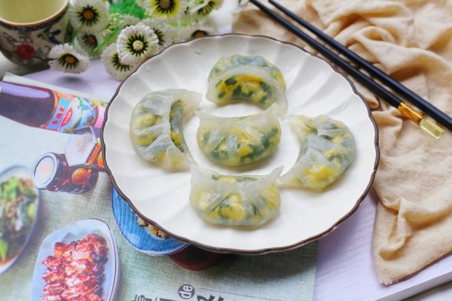 水晶韭菜鸡蛋饺子