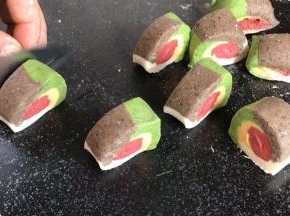 切成小块