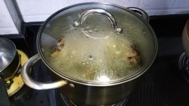 盖上盖子大火煲