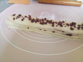 把四个长条摞起来