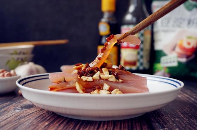 苋菜豌豆凉粉