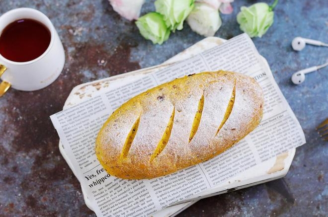 亚麻籽南瓜软欧