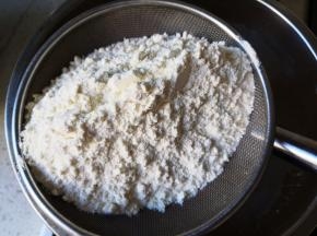 筛入粉类
