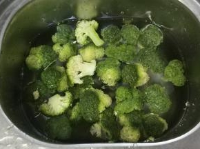 西兰花处理好