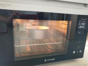 9、烤箱下层140度40-45分钟左右。
