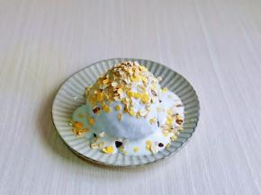 再撒上燕麦，就可以啦！