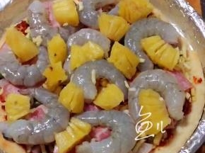 放菠萝块