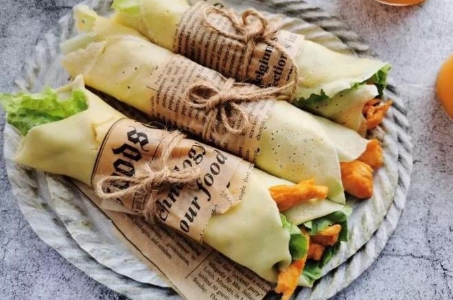 奥尔良鸡肉卷饼