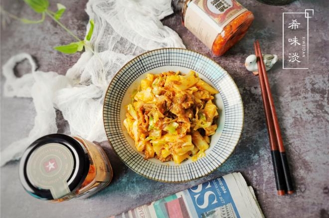 腐乳肥牛炒年糕