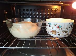 放烤箱发酵至两倍大。