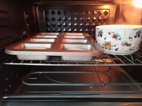 再次放烤箱发酵。