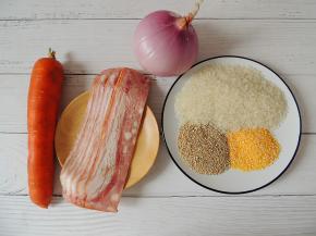 准备好所有的食材。