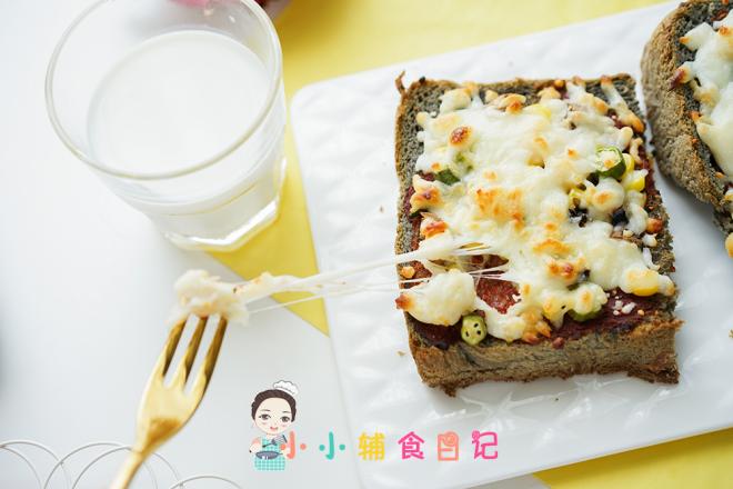 12个月以上辅食快手吐司披萨