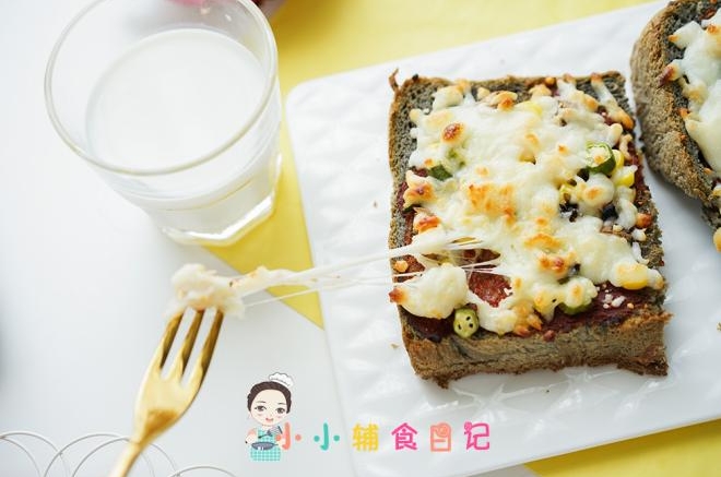 12个月以上辅食快手吐司披萨