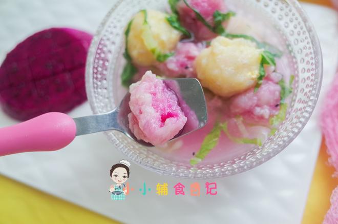 10个月以上辅食双色土豆肉末丸子汤