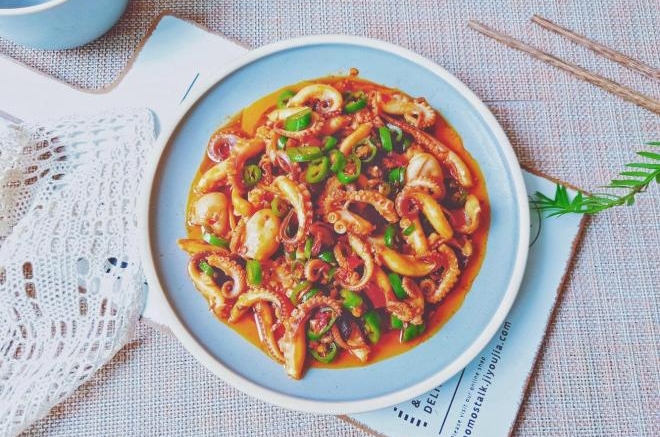 酱香爆炒八爪鱼