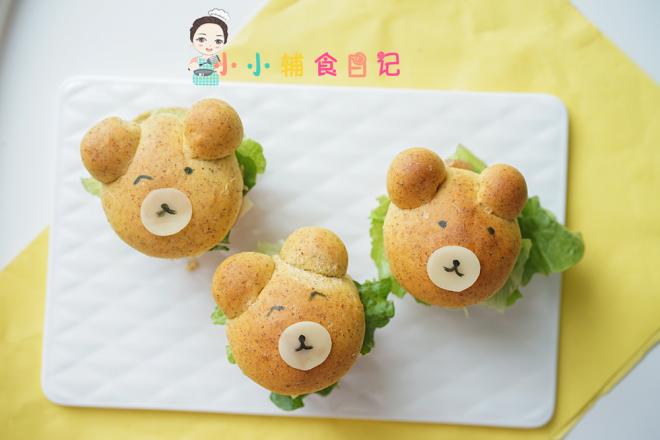 12个月以上辅食小熊汉堡