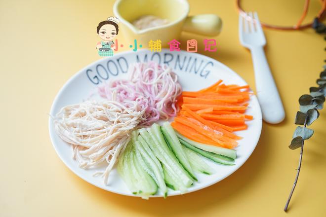 10个月以上鸡丝凉面