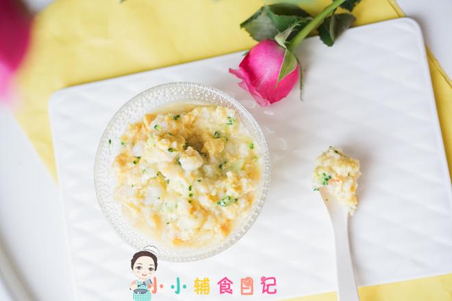 7个月以上虾仁蛋花粒粒面