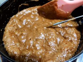 一直熬到165度后关火