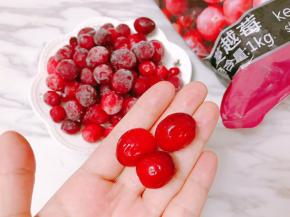 称取150克冷冻蔓越莓鲜果