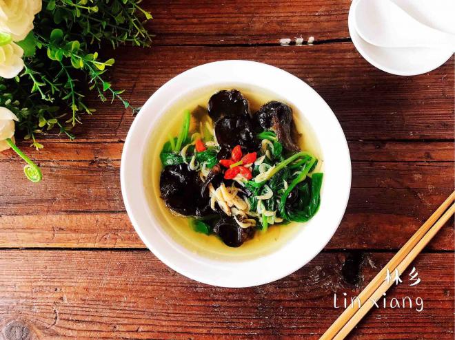 木耳虾皮汤