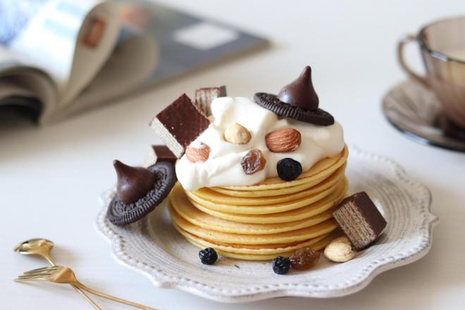 松软奶香的玉米饼