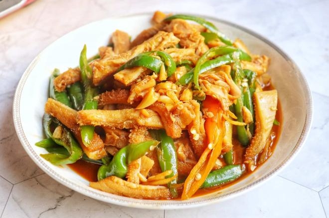 辣炒牛肚