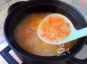 粥已经熬煮的黏稠