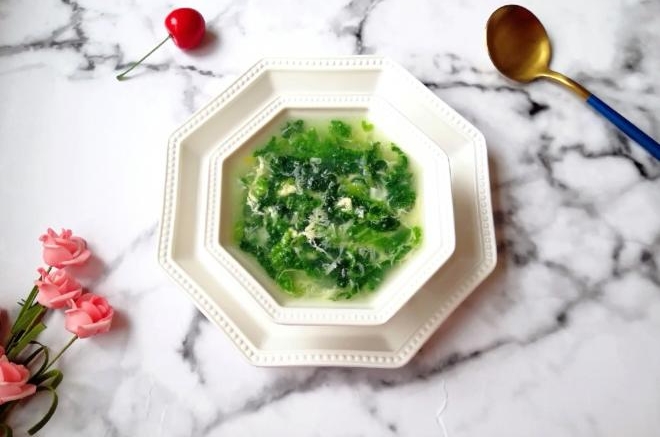鲜味油菜汤