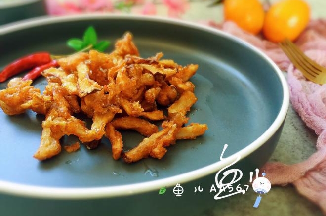 油炸杏鲍菇