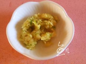 大蒜捣成泥状